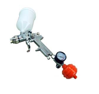 HVLP Spray Gun + Regulator and Air Filter (20 oz., 1.4 mm tip)