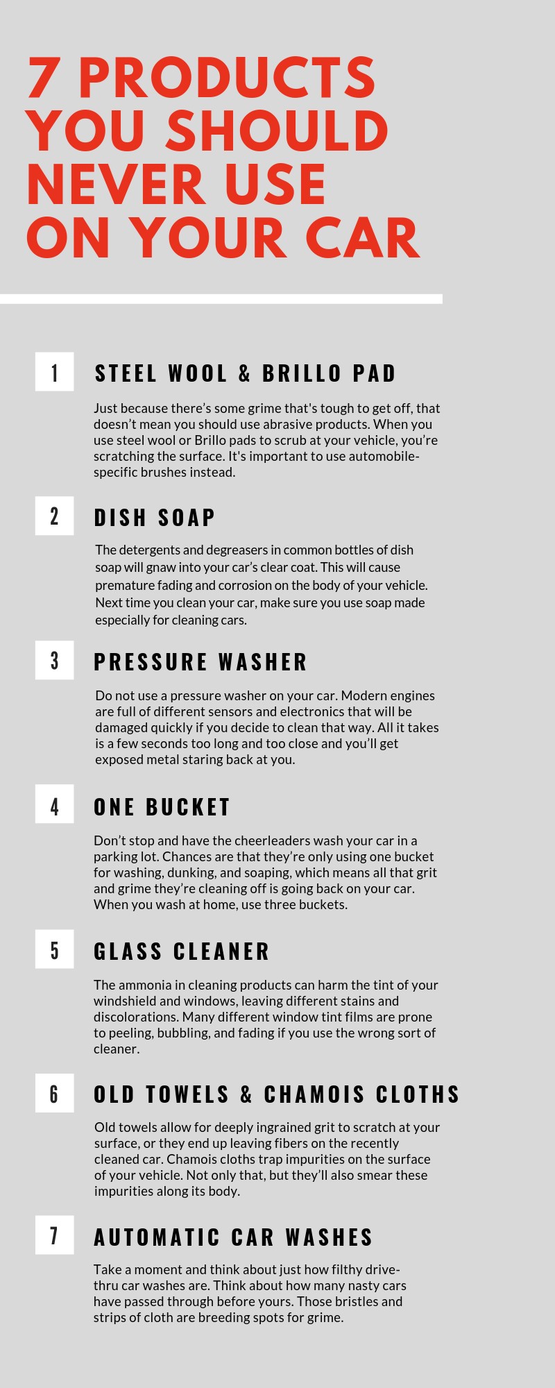 7 DIY Car Wash Supplies for Your Vehicle