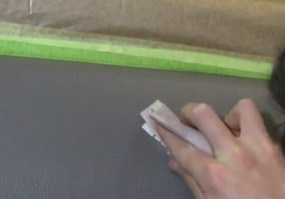 Plastic Repair - Sanding Glue