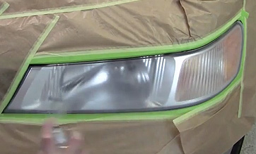 Step 3 Clearcoat Headlight